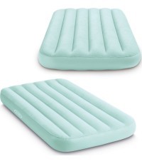 Piepūšamais bērnu matracis gulēšanai 157x88x18 zils INTEX 66803