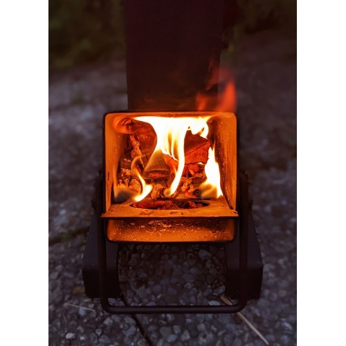 Origin Outdoors saliekamā raķešu plīts "Rocket Stove Collapsible"