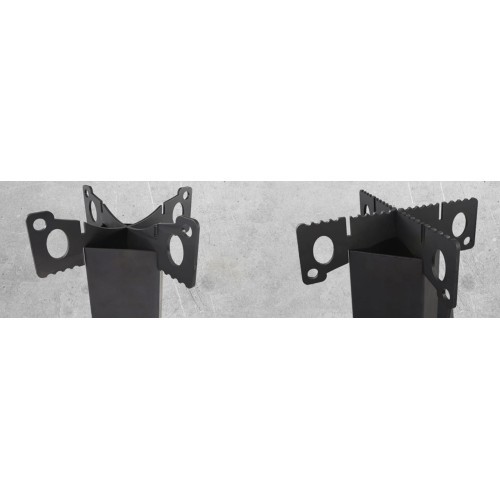 Origin Outdoors saliekamā raķešu plīts "Rocket Stove Collapsible"