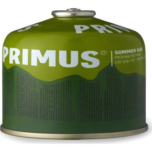 Vasaras gāzes pudele Primus pašblīvējoša, 230g, zaļa