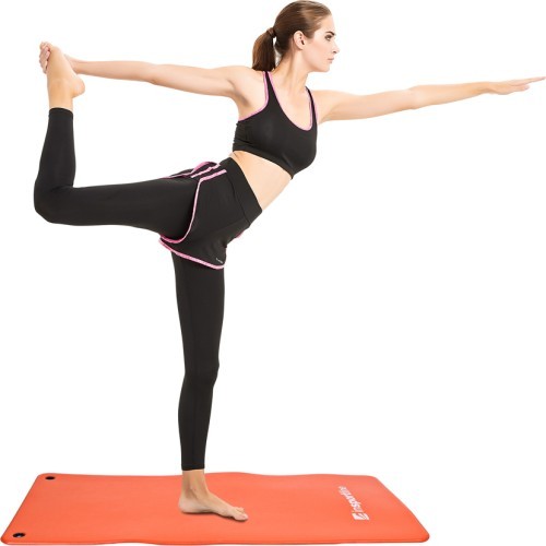 Exercise Mat inSPORTline Aero Advance 120 x 60cm - Mocha mousse-grey