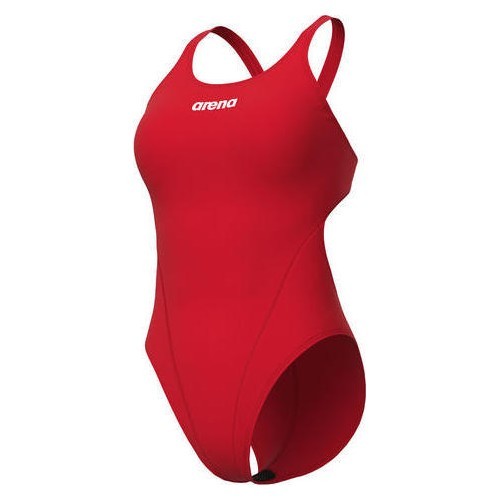 Sieviešu komandas peldkostīms Swim Tech Solid, sarkans-balts, 32 - 450