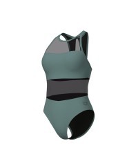 Sieviešu peldkostīms Mesh Panels Vent Back, salvijas, 38 - 600