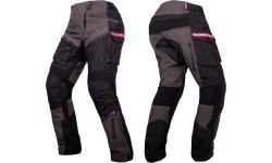 Women’s Motorcycle Pants W-TEC Barbata - Black-grey-pink