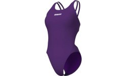Женский купальник Tech Multi Solid Plum-White 32 - 901