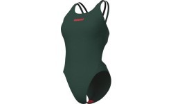 W Tech Multi Solid peldkostīms, tumši zaļš-melns, 34 - 980