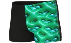 Peldšorti B Foam Black-Soft Green Multi 10-11 - 560