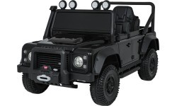 Elektromobilis Land Rover Defender 110 SVX Concept, melns