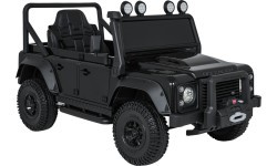 Elektromobilis Land Rover Defender 110 SVX Concept, melns