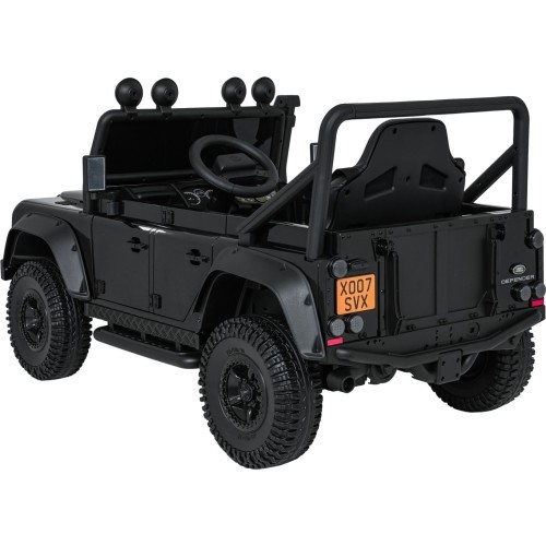 Elektromobilis Land Rover Defender 110 SVX Concept, melns