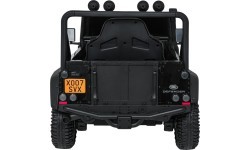 Elektromobilis Land Rover Defender 110 SVX Concept, melns