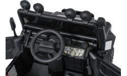 Elektromobilis Land Rover Defender 110 SVX Concept, melns