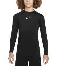 Nike B NP DF LS Top 24 krekls pusaudžiem, melns FJ6822 010