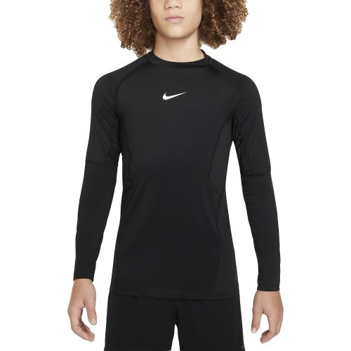 Футболка для подростков Nike B NP DF LS Top 24, чёрная FJ6822 010
