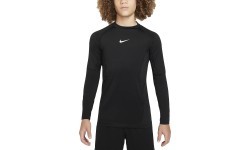 Nike B NP DF LS Top 24 krekls pusaudžiem, melns FJ6822 010