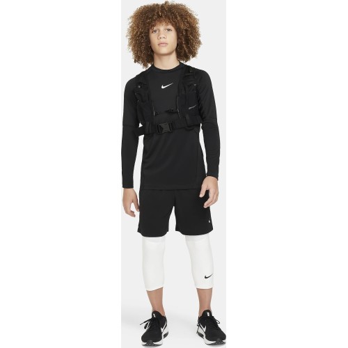 Nike B NP DF LS Top 24 krekls pusaudžiem, melns FJ6822 010
