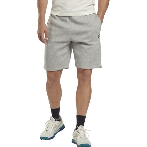 Шорты мужские Reebok Ri Left Leg Logo, серые, HS7113