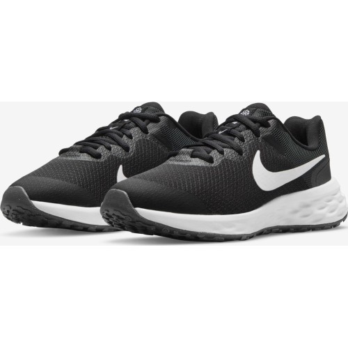 Кроссовки подростковые Nike Revolution 6 Nn Black White DD1096 003