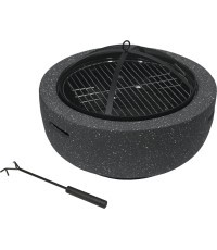 Камин LA PALMA серый MgO