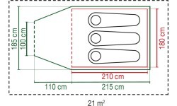 Coleman Tent 'Darwin BlackOut Plus'
