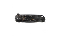 Saliekamais nazis Civivi Elementum C907C-DS1 shredded carbon fiber / golden black