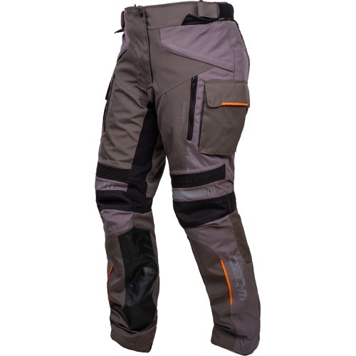 Sieviešu motociklistu bikses W-TEC Smackton Lady - Pelēks/oranžs