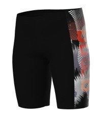 B Light Tricks Swim Jammer Black-Multi 10-11 - 550