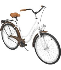 Dviratis AZIMUT Retro 26" 2023 white