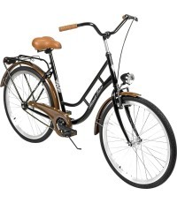 Dviratis AZIMUT Retro 26" 2023 black