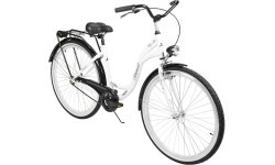 Dviratis AZIMUT City Lux 28" 2023 white-black