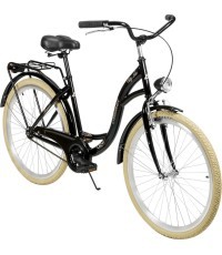 Велосипед AZIMUT City Lux 26" 2025 black-cream