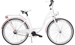 Велосипед AZIMUT City Lux 26" 2025 white-pink