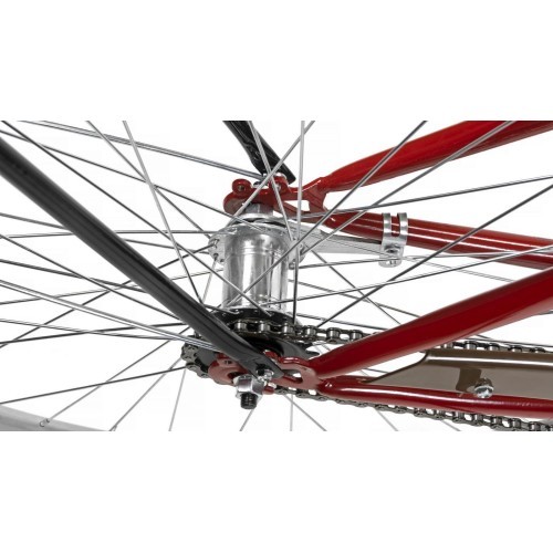 Dviratis AZIMUT City Lux 26" 2023 bordo-brūns