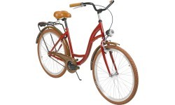 Dviratis AZIMUT City Lux 26" 2023 bordo-brūns