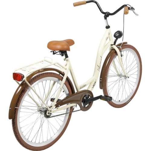 Dviratis AZIMUT City Lux 26" 2023 cream-brown