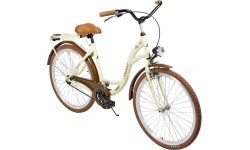 Dviratis AZIMUT City Lux 26" 2023 cream-brown