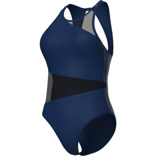 Женский купальник Mesh Angle Vent Back, тёмно-синий, 38 - 700