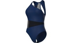 Sieviešu peldkostīms Mesh Angle Vent Back, tumši zils, 38 - 700
