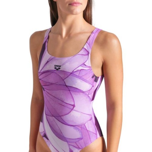 W Seabed O Back One Piece Violet Multi 38 - 900