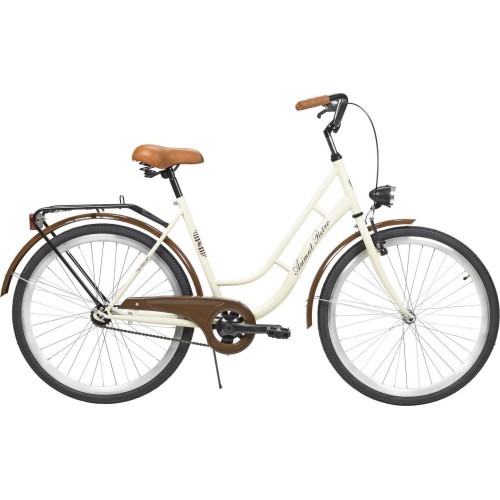Велосипед AZIMUT Retro 26" 2025, кремовый