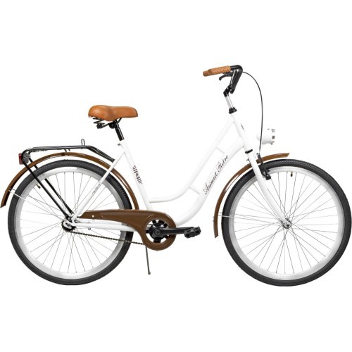 AZIMUT Retro 26" 2025 sieviešu velosipēds, balts