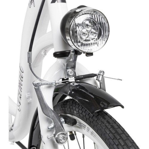 Dviratis AZIMUT City Lux 28" 2023 white-black