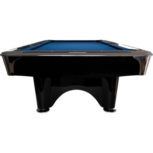 Billiard Table, Pool, Dynamic IV, shining black, 9 ft., Simonis 760 blue green