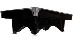 Billiard Table, Pool, Dynamic IV, shining black, 9 ft., Simonis 760 blue green