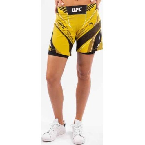 Женские шорты UFC Venum Authentic Fight Night – Long Fit – жёлтые