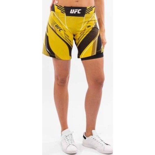 UFC Venum Authentic Fight Night sieviešu šorti – Long Fit – dzelteni