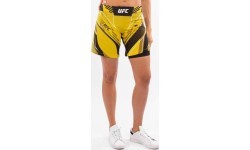 UFC Venum Authentic Fight Night Women's Shorts - Long Fit - Yellow