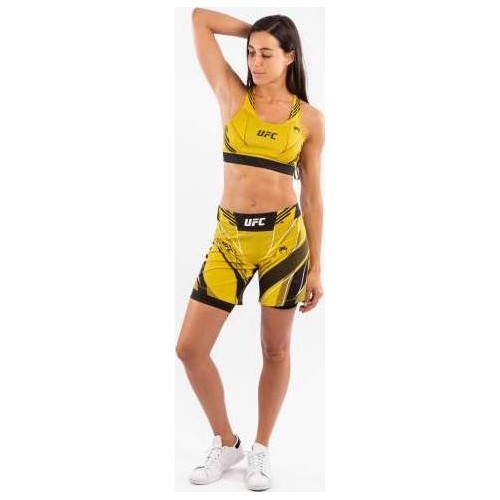 UFC Venum Authentic Fight Night sieviešu šorti – Long Fit – dzelteni