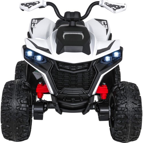 Quad Fast Wheel Vehicle White