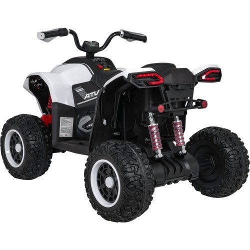 Kvadricikls Fast Wheel, balts